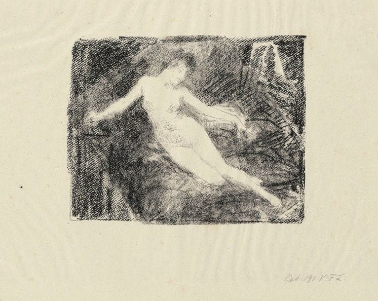 Henri FANTIN-LATOUR (1836-1904)
L’œuvre de Fantin-Latour / recueil de cinquante reproductions… introduction biographique et critique par Léonce Bénédite. Paris, Librairie Centrale des Beaux-Arts, 1906. Un vol. in-fol. en ff. L’un des 25 ex. de tête sur japon impérial (outre 495 ex. ordinaires), numéroté et nominatif, contenant 4 lithographies originales sur chine volant (Hédiard-Mason 190 à 193), sous chemise de japon fort imprimée. Très belles épreuves, avec ondulations très visibles et légères rousseurs claires. Portefeuille de l’album légèrement défraîchi. 																																														