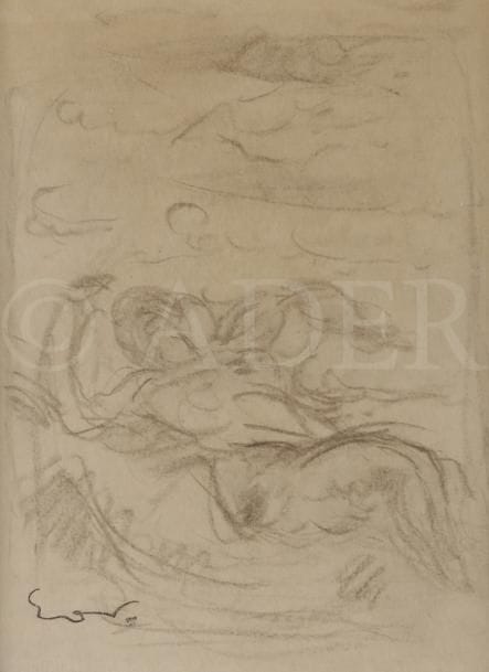 Émile-Othon FRIESZ (1879-1949)
Nu alangui
Fusain.
Porte le timbre de l’atelier en bas à gauche.
23 x 17,5 cm