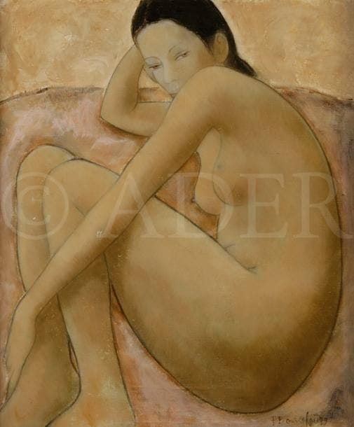 Alain BONNEFOIT (né en 1937)
Rêve d’un jour, 1979
Huile sur toile.
Signée et datée en bas à droite.
65 x 54 cm
