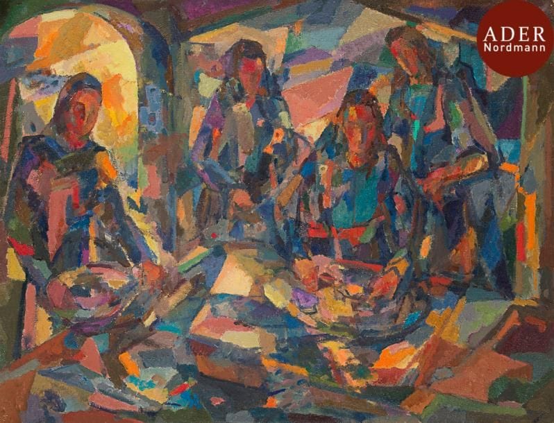Macario VITALIS (1898-1990)
Religieuses
Huile sur toile.
Non signée.
50 x 65 cm

L’œuvre sera incluse au Catalogue Raisonné de Macario Vitalis actuellement en préparation par Christine Thorailler, Ophelia Tequi et Claude Tayag.

