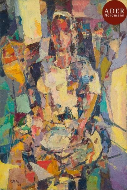 Macario VITALIS (1898-1990)
Femme, 1964
Huile sur toile.
Signée et datée en bas à gauche.
Signée et datée au dos.
55 x 38 cm

L’œuvre sera incluse au Catalogue Raisonné de Macario Vitalis actuellement en préparation par Christine Thorailler, Ophelia Tequi et Claude Tayag.
