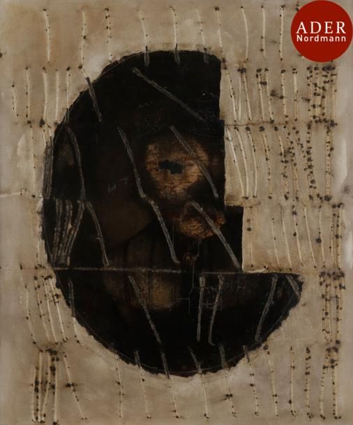 Christian JACCARD (né en 1939)
Anonyme calciné 19e 19PA013, 1981
Technique mixte et brulage sur toile.
Signée, datée et titrée au dos.
73 x 60 cm
