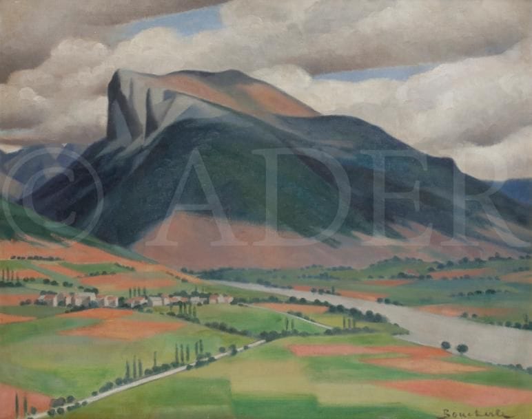 Pierre BOUCHERLE (1894-1988)
Paysage à la montagne
Huile sur toile.
Signée en bas à droite.
65 x 81 cm