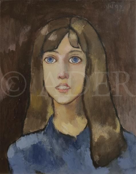 TRAN TRONG VU (né en 1964)
Portrait de jeune fille
Huile sur isorel.
Signée et datée en haut à droite.
50 x 40 cm