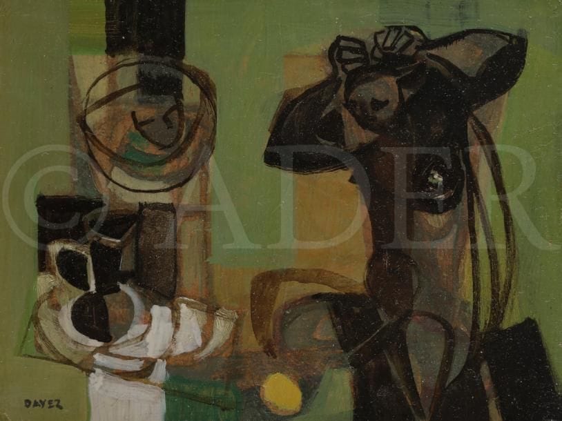Georges DAYEZ (1907-1991)
Femme à sa toilette
Huile sur isorel.
Signée en bas à gauche.
15 x 20 cm