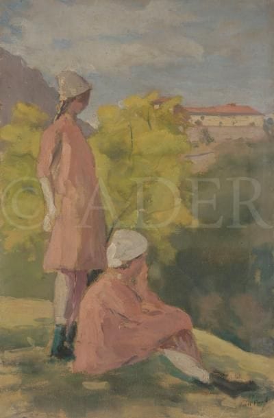 Henri FRANCK (1877-1957)
Sur la Côte, Corenc, 1927
Huile sur toile.
Signée et datée en bas à droite.
Signée, datée et titrée au dos.
60 x 40 cm

L’œuvre est référencée dans les Archives Henri Franck sous le numéro 442.