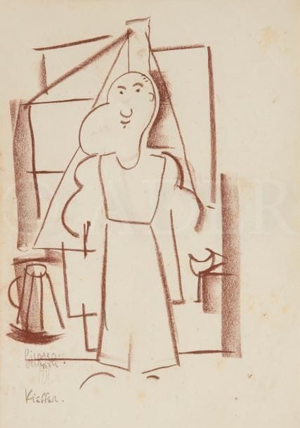 KIEFFER (XXe siècle)
Picasso cubiste
Dessin au crayon.
Signé en bas à gauche.
30.5 x 21 cm