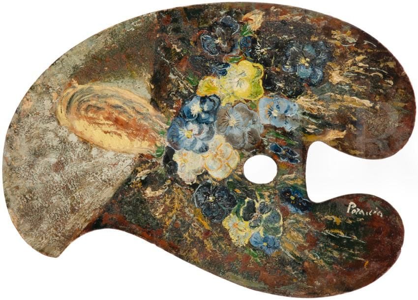 Pierro PORRACIA (1893-1965)
Palette, vase de fleurs
Huile.
Signée.
56 x 38 cm