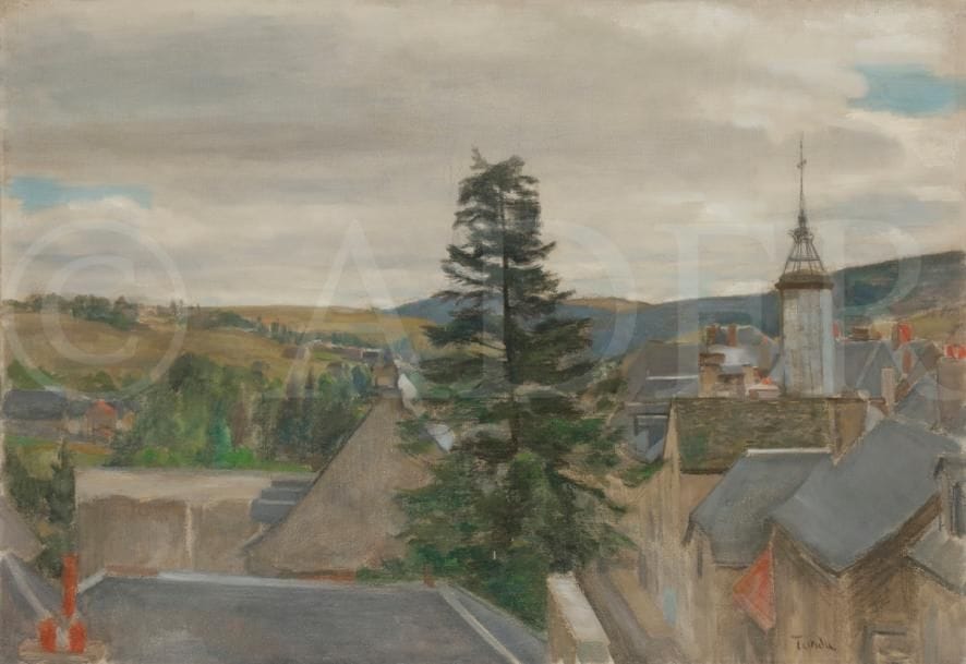 André Albert TONDU (1903-1980)
Les Toits du village
Huile sur toile.
Signée en bas à droite.
50 x 73 cm