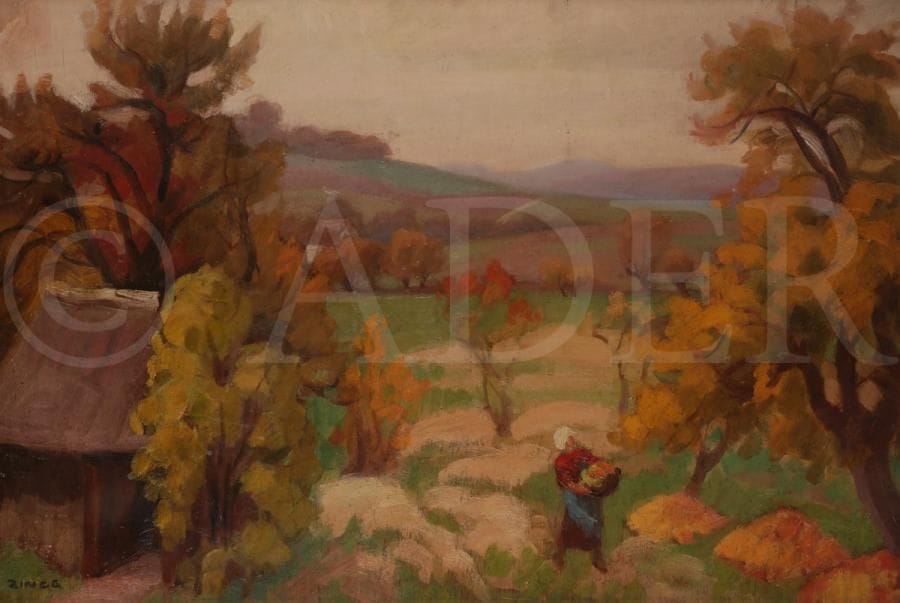 Jules-Émile ZINGG (1882-1942)
Femme à l’enfant dans un paysage
Huile sur panneau.
Signée en bas à gauche.
64 x 98 cm