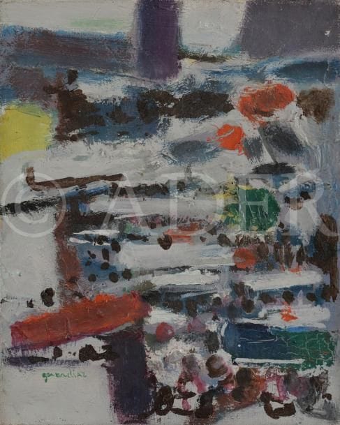 Gérard DIAZ (1938)
Le Marché en plein-air
Huile sur toile.
Signée en bas à gauche.
27 x 22 cm
Provenance : 
Galerie Colline, Oran, Algérie.
Ancienne collection Robert Martin.