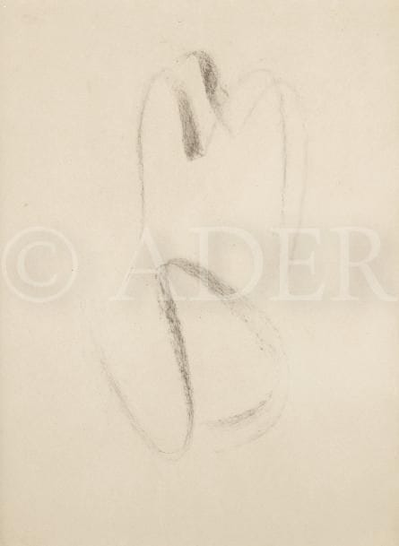 Jean FAUTRIER (1898-1964)
Composition
Fusain.
Non signé.
29 x 38.5 cm
 
Un certificat de M. Dominique Fautrier en date du 16 juin 1984 est annoté au dos de l’œuvre.
