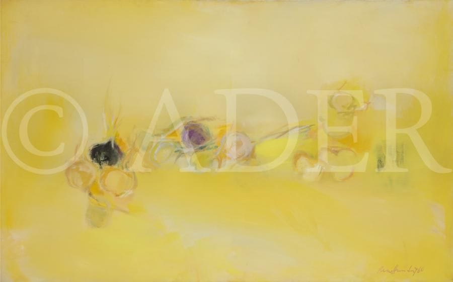 Pierre HUMBERT (né en 1929)
Nature morte aux fruits, 1960
Huile sur toile.
Signée et datée en bas à droite.
73 x 116 cm