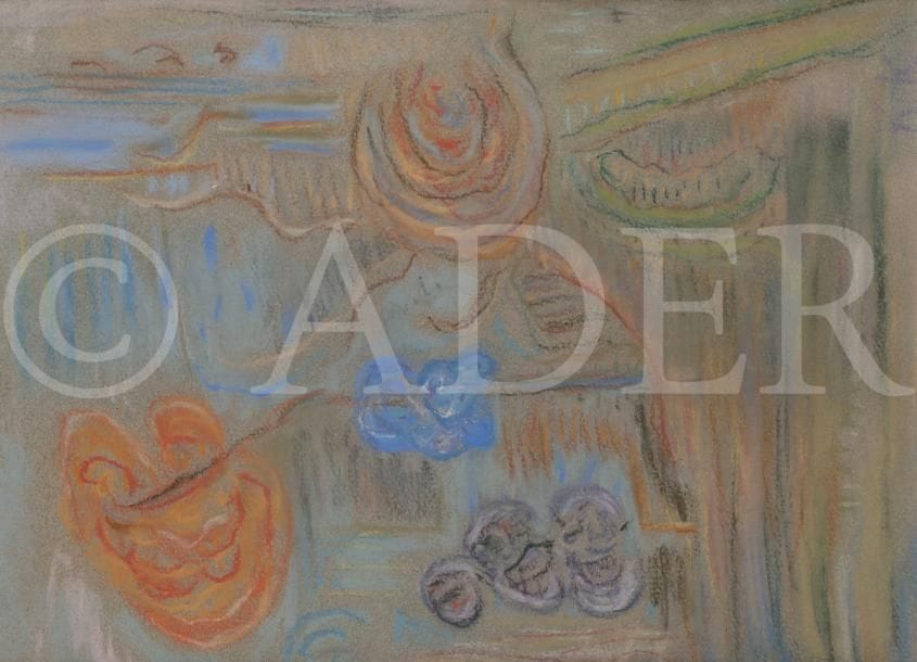 Hannah KOSNICK-KLOSS [polonaise] 
(1892-1955)
Souvenir floral, 1927
Pastel.
Monogrammé en bas à droite.
Signé et daté au dos.
30 x 22.5 cm
Provenance : 
Vente Cornette de Saint-Cyr, Succession de Rabaudy, Paris, 23 et 24 novembre 2003.