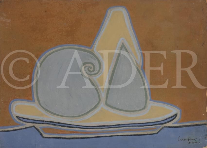 Pierre COURTENS (1921-2004)
Bateau
Huile sur panneau.
Signée en bas à droite.
25 x 35 cm