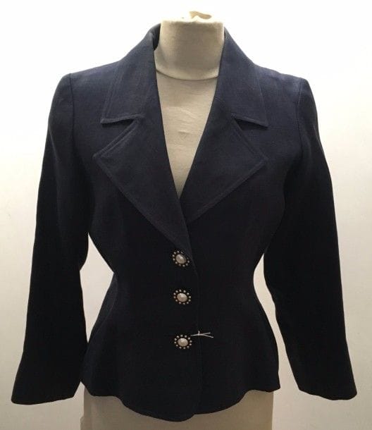 Yves St Laurent Rive Gauche
Veste de femme en lin bleu marine