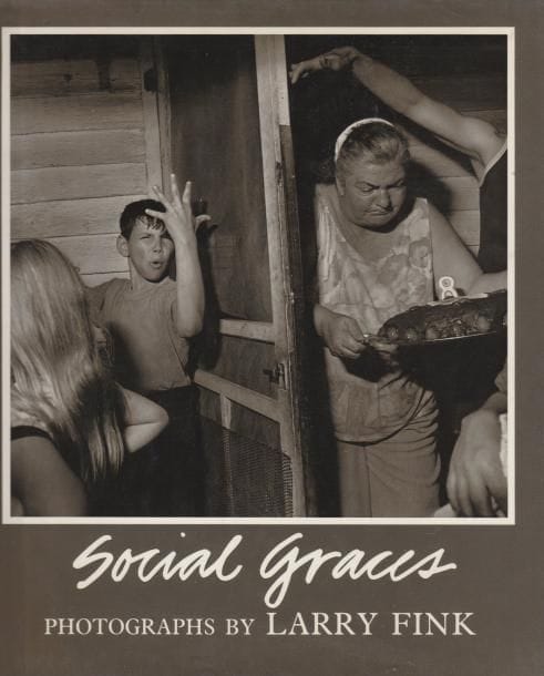 Fink, Larry (1941)
Social Graces.

Aperture, 1984.

In-8 (27 x 23 cm). Édition originale, dédicacée et signée par Larry Fink. 80 pp. Reliure en tissu avec titre en noir sous jaquette illustrée.

Ref. Auer, p. 657. 

