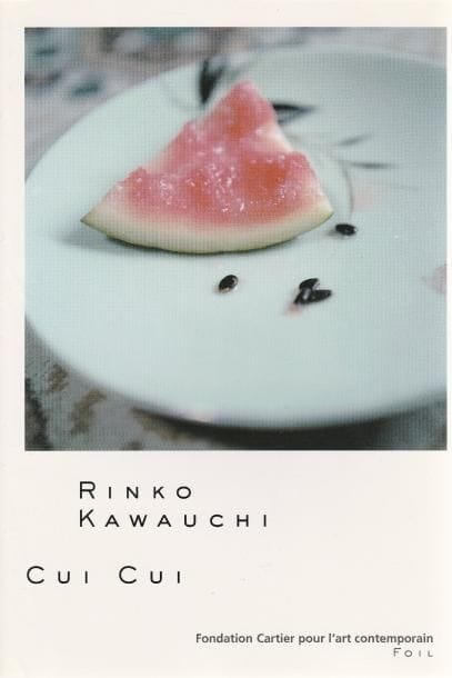 KAWAUCHI, RINKO (1972)
Cui cui.

Fondation Cartier pour l'art contemporain, 2005.

In-8 (24 x 16 cm). Édition originale, brochée, signée par Rinko Kawauchi. Couverture souple sous jaquette illustrée.