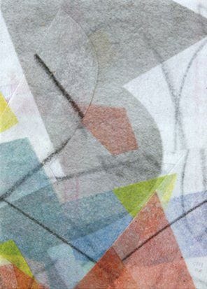 Christian BONNEFOI (Né en 1948)
Sans titre Collage, dessin et peinture sur toile synthétique. Monogrammé et daté «08» en bas à droite. 25 x 18 cm