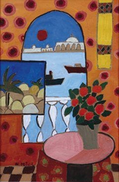 Natalie MIEL (Née en 1962)
Sans titre Gouache sur papier. Signée en bas à gauche. Encadrée. 30 x 21 cm