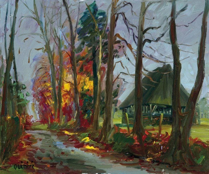 Jean QUEMERE (Né en 1942)
Limesy Huile sur toile. Signée en bas à gauche. Au dos, resignée et située «Limesy». 46 x 55 cm