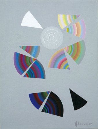 André LEMONNIER (Né en 1937)
Jaspe 1 Huile sur toile. Signée en bas à droite et au dos. Encadrée. 35 x 27 cm