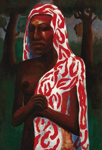 Médéric BOTTIN (Né en 1963)
Sans titre Huile sur toile. Signée et datée «97» en bas à gauche. 63 x 43 cm