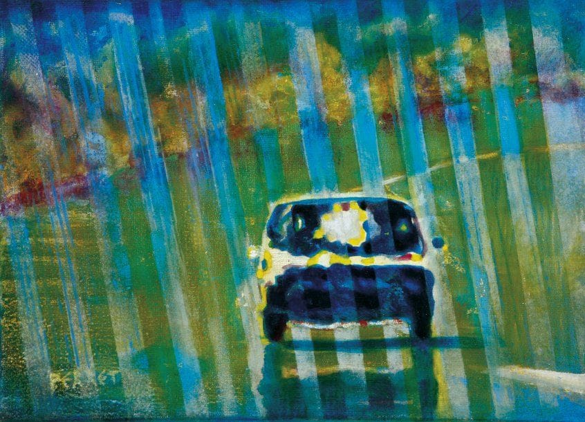 Denis PERRET (Né en 1946)
Sans titre Huile sur toile. Signée en bas à gauche. 33 x 46 cm