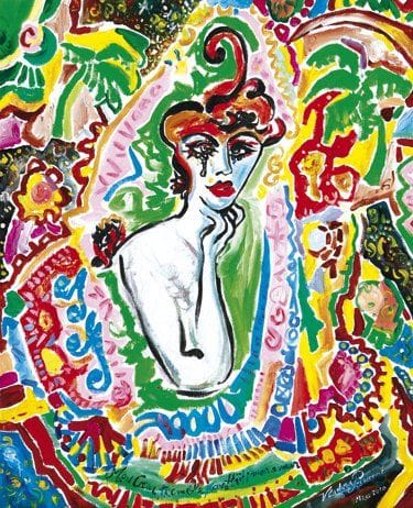 Vladimir PESKIREVIC (Né en 1962)
Une larme pour Haïti Acrylique sur toile. Signée et datée «Mars 2010» en bas à droite. Mention «Mon coeur tremble pour Haïti mon amour». 61 x 50 cm