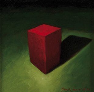 Joseph GRENEVILLE (Né en 1951)
Sans titre Huile sur carton. Signée et datée «06» en bas à droite. Encadrée. 20 x 20 cm
