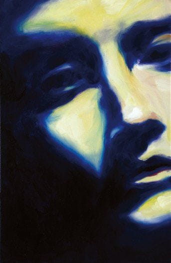 BethAnna HYNUM (Née en 1983)
Peine Ombre Huile sur toile. Signée au dos, datée «2009» et située «Paris». 41 x 27 cm