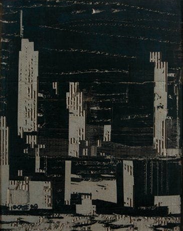 Olivier CATTE (Né en 1957)
New York # 999 Acrylique sur carton. Signée en bas à gauche et datée «09». Encadrée. 50 x 40 cm