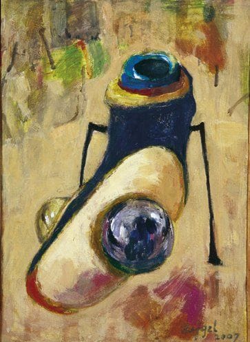 Georges ZYGEL (Né en 1931)
Petite bête Peinture sur toile. Signée et datée «2007» en bas à droite. Datée au dos, signée et titrée. 41 x 30 cm