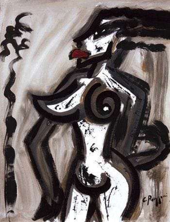 Gino RUGGERI (Né en 1948)
Femme Acrylique sur papier. Signée en bas à droite. 64 x 50 cm