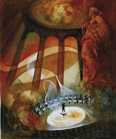 Roger SURAUD (Né en 1938)
L'orchestre Huile sur toile. Signée en bas à droite. 46 x 38 cm