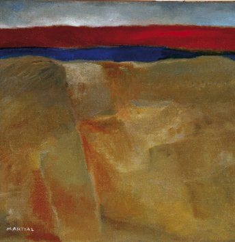 Cécile MARTIAL (Née en 1931)
Sans titre Huile sur toile. Signée en bas à gauche et au dos. 30 x 30 cm