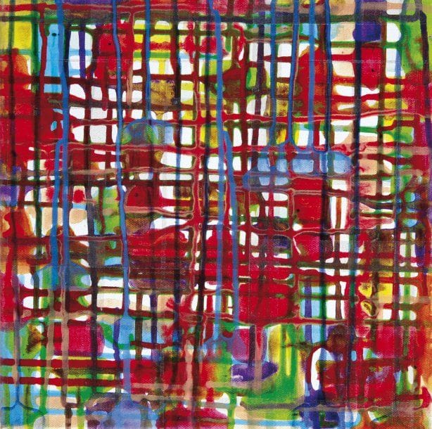 Maria SARAVIA (Née en 1979)
Sans titre Acrylique sur toile. Signée au dos et datée «2010». 30 x 30 cm
