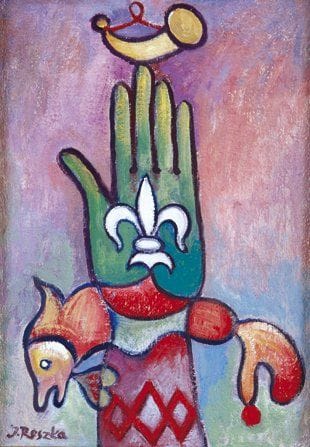 Janusz RESZKA (Né en 1952)
La main Huile sur toile. Signée en bas à gauche. Encadrée. 40 x 28 cm