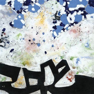 Olivier CAZENOVE (Né en 1951)
Mini Christine kikol Encaustique et caoutchouc sur bois. Signé au dos. 50 x 50 cm