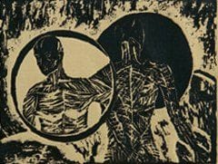Irma RODRIGUEZ BETANCOURT [mexicaine] (Née en 1966)
Minotauro I Xylogravure sur papier. Epreuve d'artiste. Signée en bas à droite et titrée. 44 x 29 cm