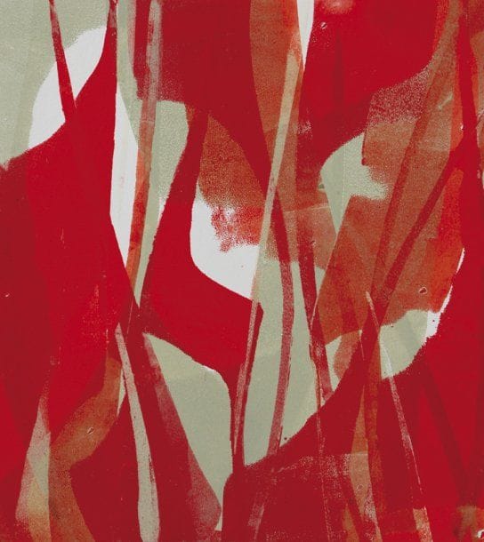 Renata GERLERO [mexicaine] (Née en 1964)
Flux Monotype. Signé et daté «2009» en bas à droite. 39 x 35 cm
