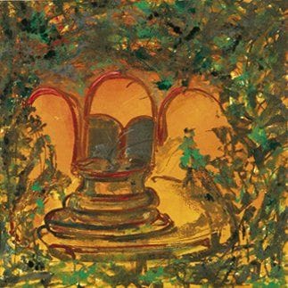 Miriam LIBHABER [mexicaine] (Née en 1951)
Fuente en Coatepec Monotype. Signé en bas à droite et cachet à froid en bas à gauche. Daté au dos «2010» et titré. 59 x 53 cm