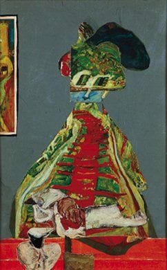 Philibert CHARRIN (Né en 1929)
Monsieur Soutin Peinture et collage sur papier. Titrée et cachet au dos. Encadrée. 46 x 29 cm