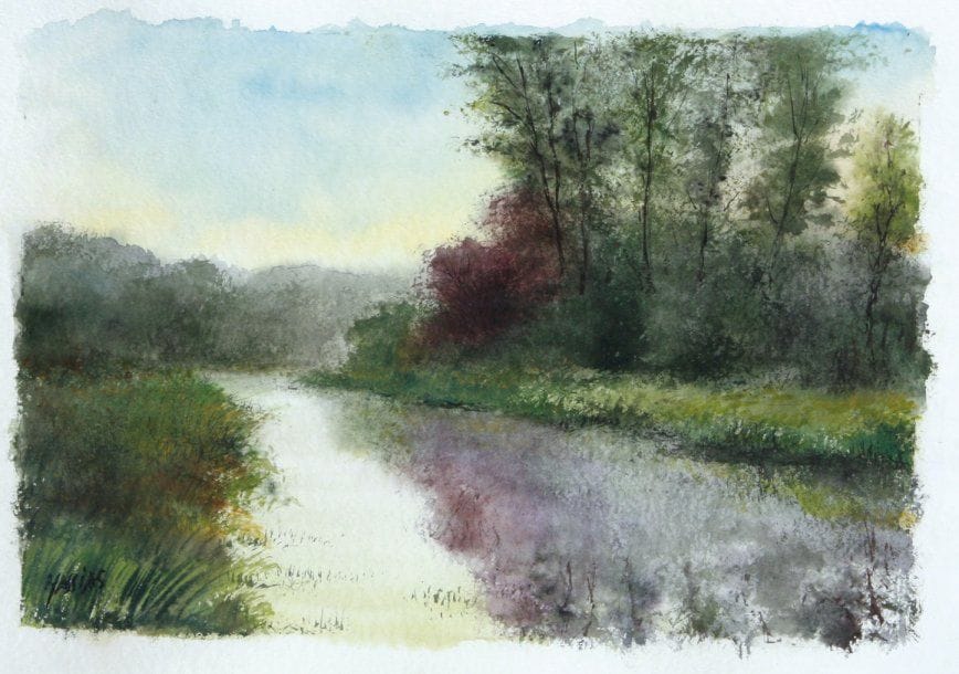 Richard MASSIAS (Né en 1947)
Sans titre Aquarelle. Signée en bas à gauche et au dos. 50 x 65 cm