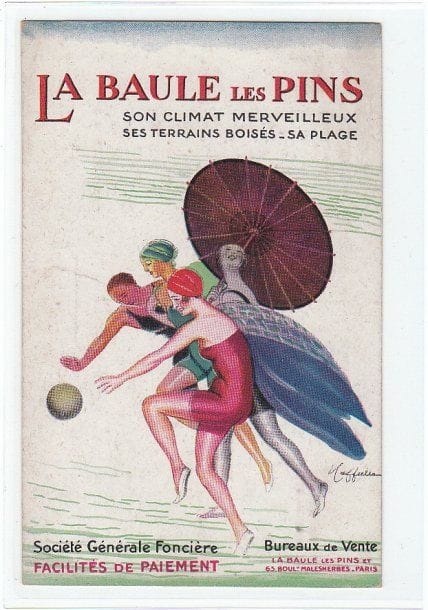 Léonetto CAPPIELLO :
Publicité pour la ville de LA BAULE LES PINS - N - SUP