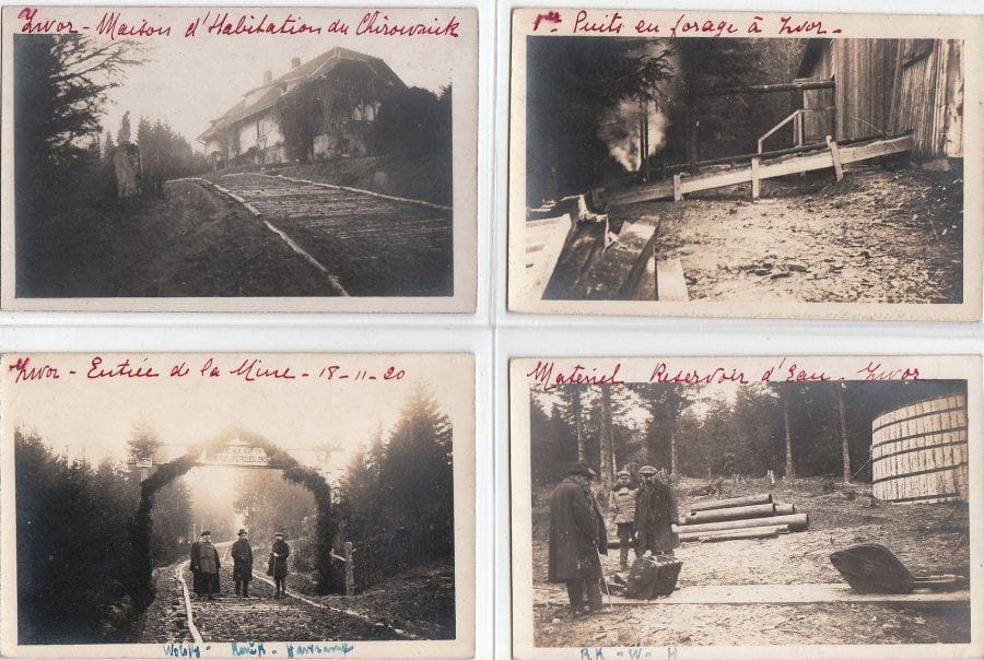 PETROLE : série de 6 cartes photo de la station de forage de ZWIR ( frontière Ukraine - Pologne ) - E - TBE