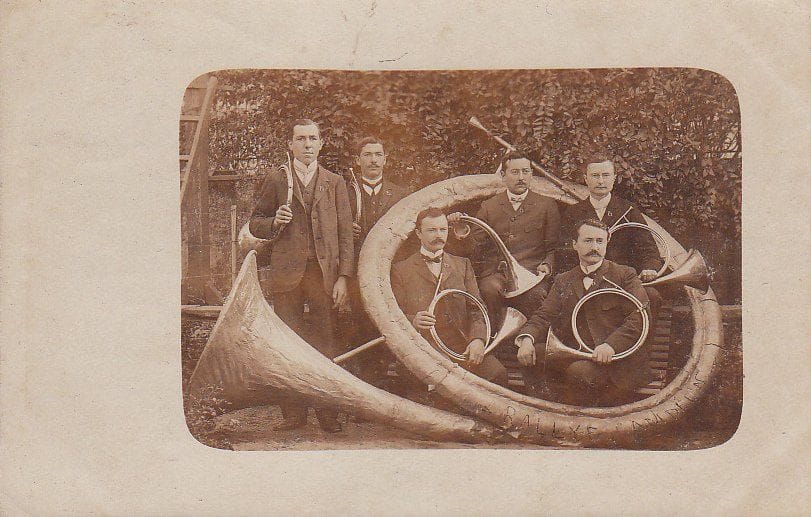 MAINE-ET-LOIRE carte photo de participants au « Rallye Candéen « de 1908 - V - TBE