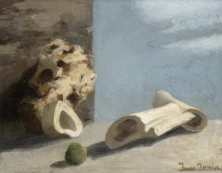 Jean JANIN (1898-1970)
Nature morte à l'os Huile sur toile. Signée en bas à droite. 22 x 27 cm 