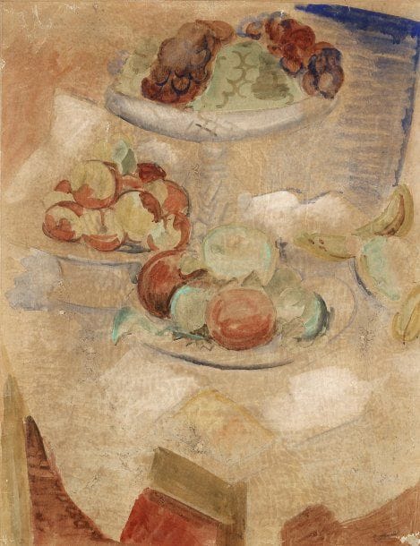 Louis LATAPIE (1891-1972)
Nature morte Aquarelle sur papier froissé marouflé sur toile. Signée en bas à droite. Petits manques. 62 x 48 cm 