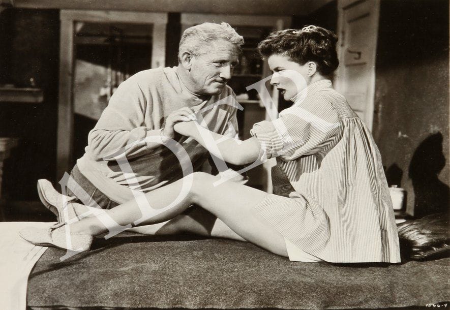 Pat and Mike (Mademoiselle Gagne-tout), 1952. De George Cukor, avec Spencer Tracy et Katherine Hepburn. Sept épreuves d'exploitation d'époque. 20,5 x 25,5 cm.